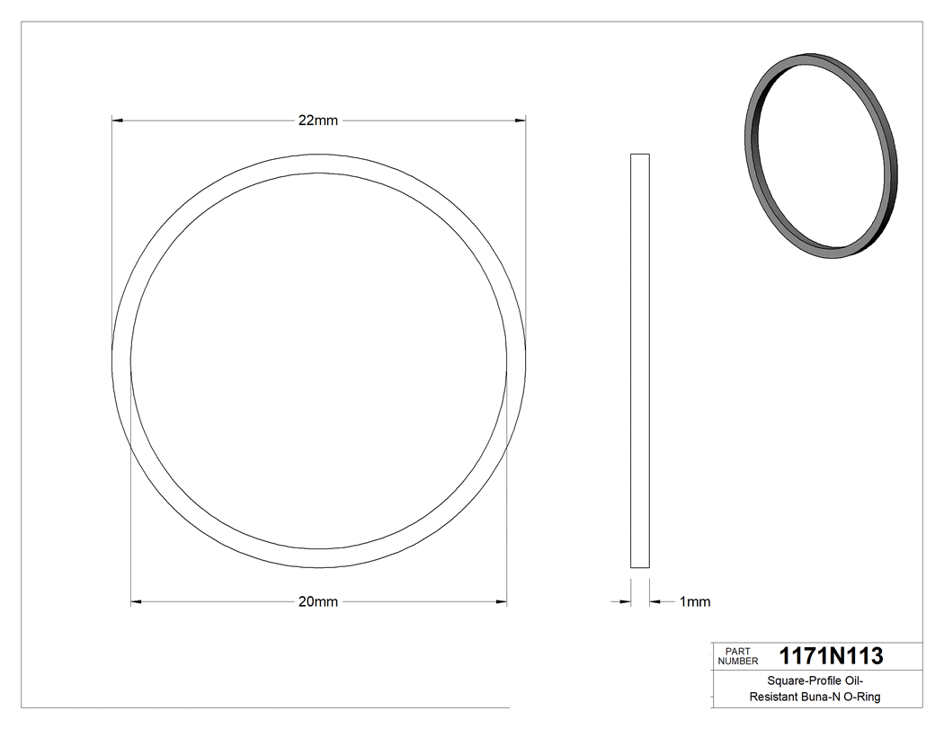 Technical drawing - 1171N113